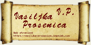 Vasiljka Prosenica vizit kartica